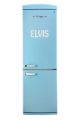 Unique Appliances - Elvis Classic Retro 12 cu ft. Counter-Depth Bottom Freezer Refrigerator - Blue Hawaii