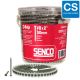 Senco #8 x 2 in. Coarse Galvanized Square Decking to Wood DuraSpin Collated Screw (1000-Pack)