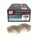 Grip-Rite 1-1/4 in. x 0.120-Gauge 15¬∞ Smooth Shank Electrogalvanized Wire Collated Coil Roofing Nails 7,200 per Box