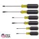 Klein Tools 6-Piece Assorted Screwdriver Set - Cushion Grip Handles
