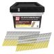 Grip-Rite 3-1/4 in. x 0.131 in. 21¬∞ Plastic Collated Bright Coated Smooth Shank Round Head Framing Nails 1000 per Box