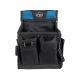 DEAD ON TOOLS 11 in. 14-Pocket Electricians Professional Tool Belt Pouch with Hammer Loop and Tape Measure Holder in Black