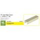 Grip-Rite 1 in. x 1 in. 16-Gauge Adhesive Collated Electrogalvanized P-Style Wide Crown Construction Staples 10000 per Box