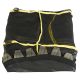Upper Bounce Trampoline Replacement Jumping Band Mat With Attached Safety Net For 55 in. Round Frame-Clips Included-Net & Mat Only