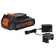 BLACK+DECKER 20V Max Lithium Ion Battery and Charger