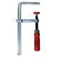 BESSEY 6-5/16 in. Capacity Track Saw and Table Clamp with Wooden Handles and 2-5/16 in. Throat Depth