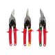 Milwaukee Left, Right, and Straight Aviation Snips Set (3-Pack)