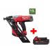 Milwaukee M18 FUEL 18-Volt Lithium-Ion Brushless 15-Gauge Cordless Angled Finish Nailer with One 2.0 Ah Battery