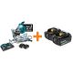 Makita 18V X2 LXT 10 in. Brushless Cordless Dual-Bevel Sliding Compound Miter Saw Kit Laser 5.0 Ah with Batteries 5.0 Ah