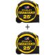 Stanley FATMAX 25 ft. x 1-1/4 in. Tape Measure (2 Pack)