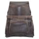 Graintex 9-Pocket Oil Tanned Leather Nail and Tool Pouch
