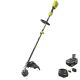 RYOBI ONE+ 18V Brushless 15 in. Cordless Attachment Capable String Trimmer with 4.0 Ah Battery and Charger
