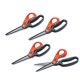 Crescent Wiss 10 in. Heavy Duty Titanium Coated Tradesmen Scissors (4-Piece)