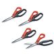 Crescent Wiss 8-1/2 in. Stainless Steel All-Purpose Tradesman Scissors (4-Piece)