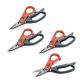 Crescent Wiss 5 in. Electrical Scissors (4-Piece)