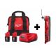 Milwaukee M12 12-Volt Lithium-Ion Cordless Oscillating Multi-Tool Kit W/ Two 2.0 Ah Batteries , Charger & Tool Bag