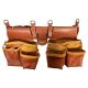 McGuire-Nicholas Master's 52.5 in. Brown Leather Rig (2-Bag)