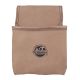 Unbranded 1-Pocket Top Grain Leather Nail and Tool Pouch in Beige
