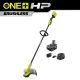 RYOBI ONE+ HP 18V Brushless 13 in. Cordless Battery String Trimmer with 4.0 Ah Battery and Charger