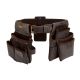 OX TOOLS Pro 4-Piece Oil-Tanned Leather Construction Rig - Contractor Work Belt