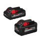 Milwaukee M18 18-Volt Lithium-Ion HIGH OUTPUT XC 8.0 Ah and 3 Ah Battery (2-Pack)
