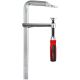 BESSEY 12 in. Capacity All-Steel Pivoting Handle Bar Clamp and 4-3/4 in. Throat Depth