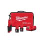 Milwaukee M12 FUEL 12V Lithium-Ion Brushless Cordless High Speed 3/8 in. Ratchet Kit w/(2) Batteries, Charger and Bag