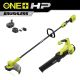RYOBI ONE+ HP 18V Brushless Cordless Battery String Trimmer and Leaf Blower Combo Kit with 4.0 Ah Battery and Charger