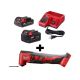 Milwaukee M18 18V Lithium-Ion Cordless Oscillating Multi-Tool with (1) 5.0 Ah, (1) 2.0 Ah Battery and Charger