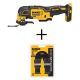 DEWALT ATOMIC 20V MAX Cordless Brushless Oscillating Multi-Tool (Tool-Only) and Oscillating Set (8-Piece)