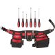 Milwaukee Adjustable Electricians Work Waist Tool Belt with 6-Piece Screwdriver Set