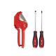Milwaukee 2-3/8 in. Ratcheting PVC Pipe Cutter with 2pc Screwdriver Set (3-PC)