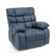 Noble House Crandall Charcoal Massage Recliner