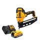 DEWALT 20V MAX XR Lithium-Ion 16-Gauge Cordless Angled Finish Nailer with 1.7Ah Battery Pack and Charger
