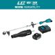 Makita LXT 18V Brushless Cordless Couple Shaft Power Head Kit with 13 in. String Trimmer and Leaf Blower Attachments, 4.0Ah
