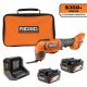 RIDGID 18V Cordless Oscillating Multi-Tool with (2) 4.0 Ah Batteries, 18V Charger, and Bag