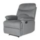 Pinksvdas Recliner 30 in. Wide Gray Comfortable Recliner with 8 Point Massage Function with Microfiber Back Recliner