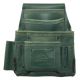 Graintex 10-Pocket Leather Top Grain Nail and Tool Pouch