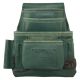 Graintex 10-Pocket Leather Top Grain Nail and Tool Pouch