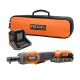 RIDGID 18V Brushless Cordless 1/4 in. Ratchet Kit with 2.0 Ah Battery and Charger