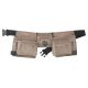 Graintex 11-Pocket Suede Leather Tool Apron in Beige with 2 Hammer Loops