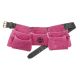Graintex 9-Pocket Children Tool Apron in Pink Suede Leather