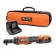 RIDGID 18V Brushless Cordless 3/8 in. Ratchet Kit with 2.0 Ah Battery and Charger