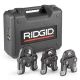 RIDGID MegaPress Standard 1/2 in. + 3/4 in. + 1 in. Press Tool Jaws for Standard Series Press Tools + Case (Includes 4 Items)