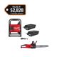 Milwaukee MX FUEL 3600-Watt/1800-Watt Lithium-Ion Battery Push Start Portable Power Station Battery Generator & 16 in. Chainsaw