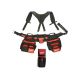 Milwaukee General Contractor Work Belt with Suspension Rig with 7-Pocket Compact Utility Pouch
