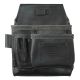 Graintex 5-Pocket Right-Handed Black Rugged Top Grain Leather Tool Pouch
