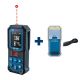 Bosch Blaze 165 ft. Laser Distance Tape Measuring Tool, Color Screen Plus 3.7-Volt Lithium-Ion 1.0 Ah Battery w/USB Charging