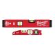 Milwaukee REDSTICK 16 in. Magnetic Box Level with 10 in. 360 Locking Die Cast Torpedo Level (2-Piece)