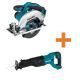 Makita 18V LXT Lithium-Ion Cordless 6-1/2 in. Lightweight Circular Saw and General Purpose Blade with 18V LXT Reciprocating Saw